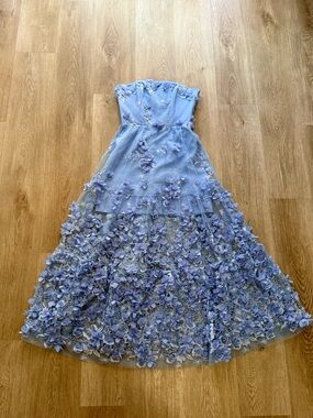 Helsi | Dresses | Helsi Margot Strapless Beaded Floral Tulle Gown
